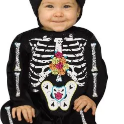 Day Of The Dead Baby Bones Infants Costume