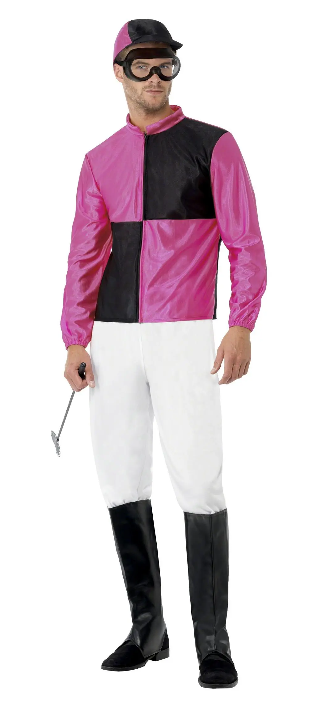 Pink And Black Jockey Costume 3 Pink And Black Jockey Costume
