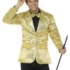 Gold Sequin Jacket Mens Costume -Hot Sale Cosyumes Store lrgscale21163