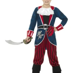 Deluxe Pirate Captain Boys Costume