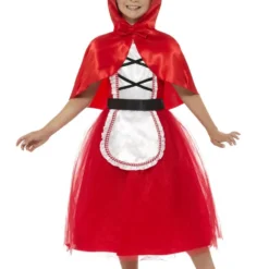 Deluxe Red Riding Hood Girls Fancy Dress