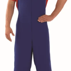 Red Plumbers Mate 80s Costume