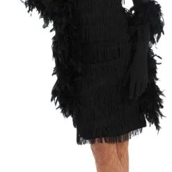 Roaring 20s Girl Black Flapper Costume