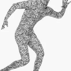 Zebra Second Skin Costume