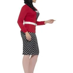 Curves 50s Pin Up Costume -Hot Sale Cosyumes Store lrgscale24455 S