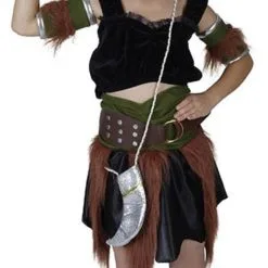 Viking Warrior Girl Costume