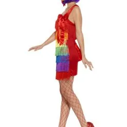 Rainbow Flapper Costume -Hot Sale Cosyumes Store lrgscale27559 S