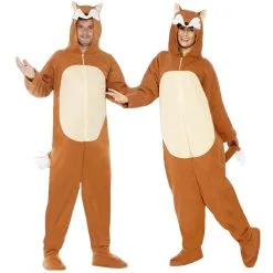 Adults Fox Fancy Dress Costume
