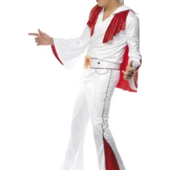 Elvis Presley Vegas King White Costume -Hot Sale Cosyumes Store lrgscale29151 s
