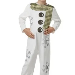 Kids Christmas Snowman Costume