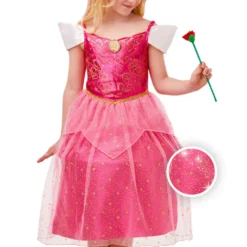 Glitter And Sparkle Aurora Girls Costume
