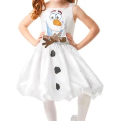 Girls Olaf Air Motion Dress Costume