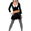 Addams Family Sexy Wednesday Addams Costume