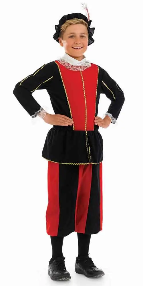 Boys Tudor Fancy Dress Costume 4 Boys Tudor Fancy Dress Costume - Image 2