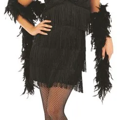 Sexy Black Flapper Dress