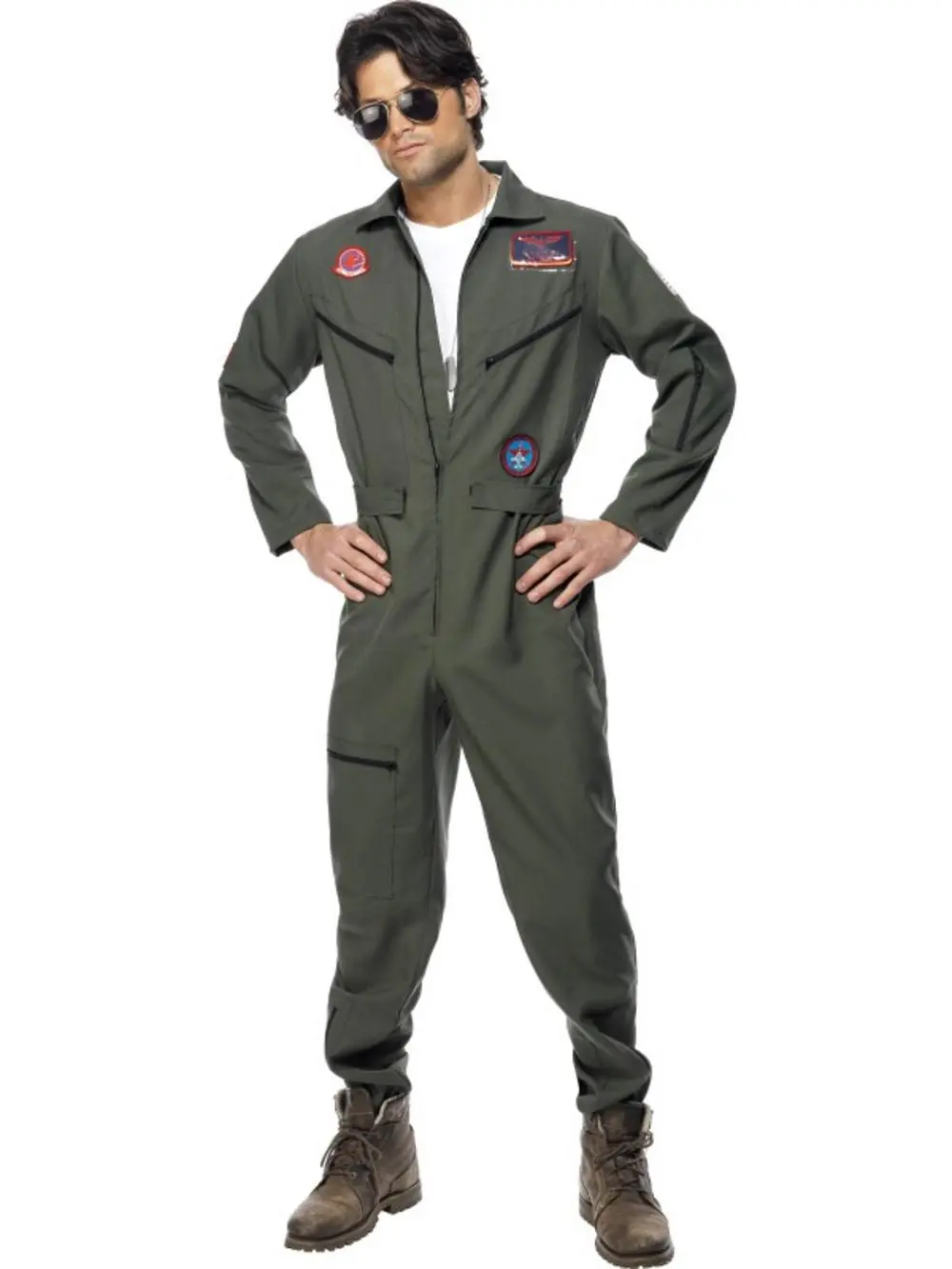 Deluxe Top Gun Aviator Costume 3 Deluxe Top Gun Aviator Costume