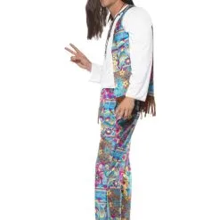 Groovy Hippie Mens Fancy Dress Costume -Hot Sale Cosyumes Store lrgscale38628 S