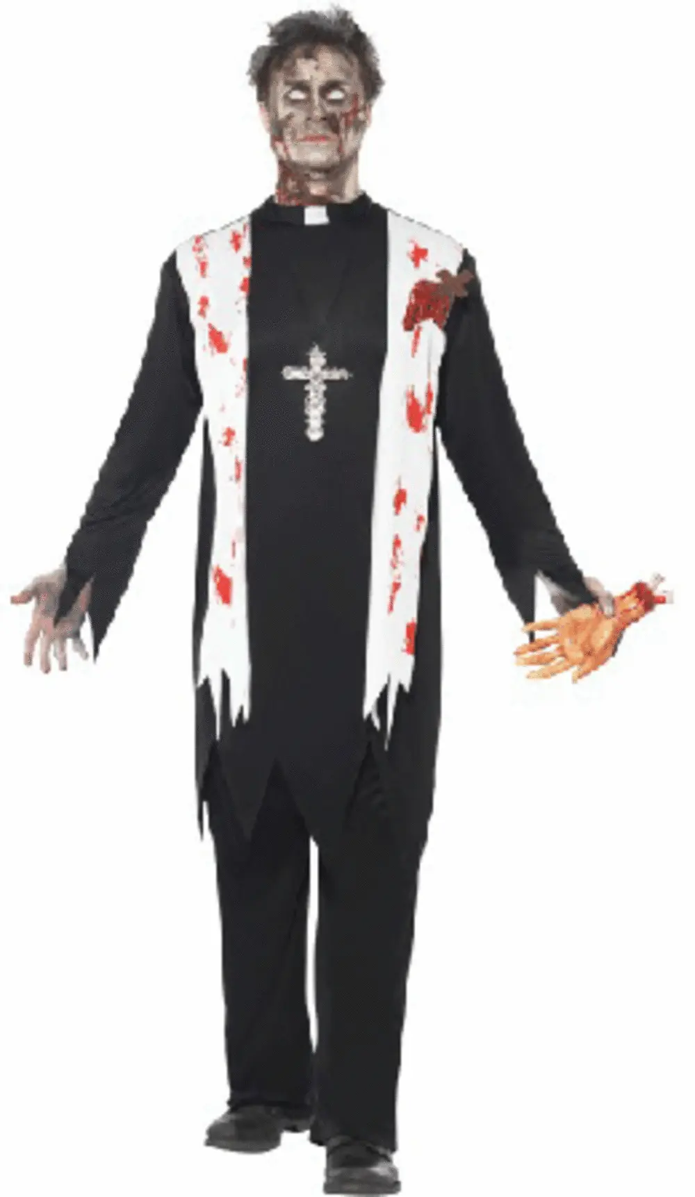 Zombie Priest Halloween Costume 3 Zombie Priest Halloween Costume