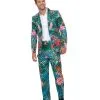 Hawaiian Tropical Flamingo Suit Mens Costume -Hot Sale Cosyumes Store lrgscale40342