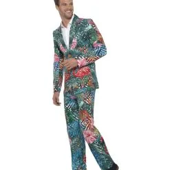 Hawaiian Tropical Flamingo Suit Mens Costume -Hot Sale Cosyumes Store lrgscale40342 S