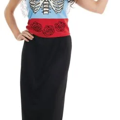 Day Of The Dead Ladies Costume