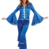 Blue Dancing Queen Ladies Costume -Hot Sale Cosyumes Store lrgscale419720 20019
