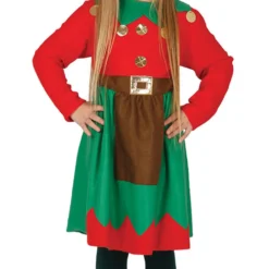 Girls Elf Fancy Dress