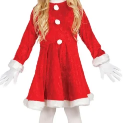 Girls Santa Fancy Dress