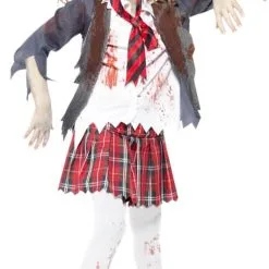 Zombie School Girl Fancy Dress