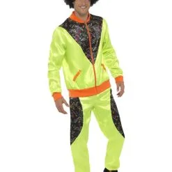 Retro Shell Suit Costume Mens