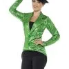 Green Sequin Tailcoat Jacket Ladies -Hot Sale Cosyumes Store lrgscale43132