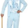 Blue 90s Stupid Tuxedo Mens Costume