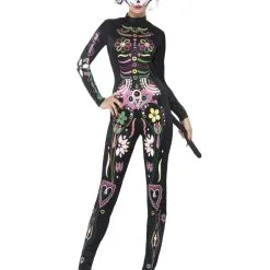 Sugar Skull Cat Ladies Costume