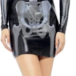 Fever Miss Whiplash Skeleton Costume