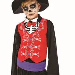 Day Of The Dead Boy Halloween Costume -Hot Sale Cosyumes Store lrgscale4406 1