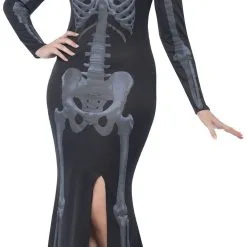 Curves Skeleton Ladies Costume