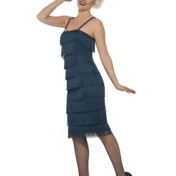 Blue Flapper Costume -Hot Sale Cosyumes Store lrgscale44674 S