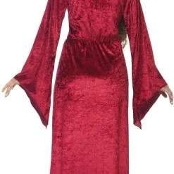 Medieval Maid Fancy Dress Costume Red -Hot Sale Cosyumes Store lrgscale44682 B