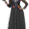 Day Of The Dead Skeleton Bride Ladies Costume -Hot Sale Cosyumes Store lrgscale44944