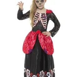 Deluxe Day Of The Dead Girl Costume