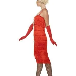 Red Long Flapper Costume -Hot Sale Cosyumes Store lrgscale45501 S