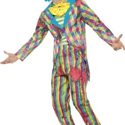 Deluxe Mens Patwork Clown Costume -Hot Sale Cosyumes Store lrgscale46872 S