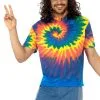 1960s Tie Dye T-Shirt -Hot Sale Cosyumes Store lrgscale47207