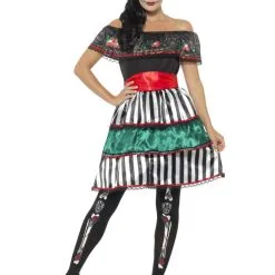 Day Of The Dead Senorita Doll Costume