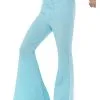 Blue Flared Trousers Mens -Hot Sale Cosyumes Store lrgscale48193