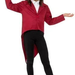 Red Tailcoat Kids Costume Accessory