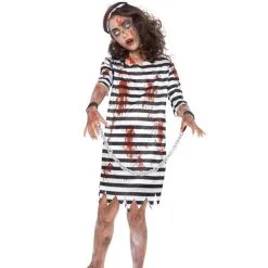 Zombie Convict Costume -Hot Sale Cosyumes Store lrgscale49846 BF
