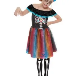 Day Of The Dead Girl Costume -Hot Sale Cosyumes Store lrgscale50788 A1