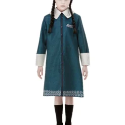 Wednesday Addams Family Girls Costume