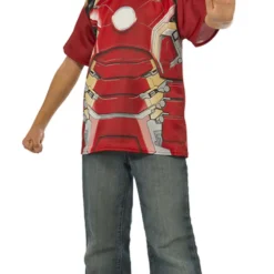 Iron Man Boys T-Shirt Boys Costume Kit